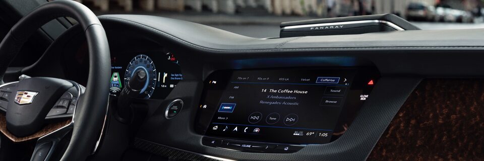 SiriusXM in a Cadillac.