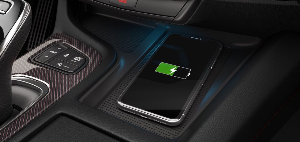 2020 Cadillac CT5 Sedan Interior Wireless Charging.