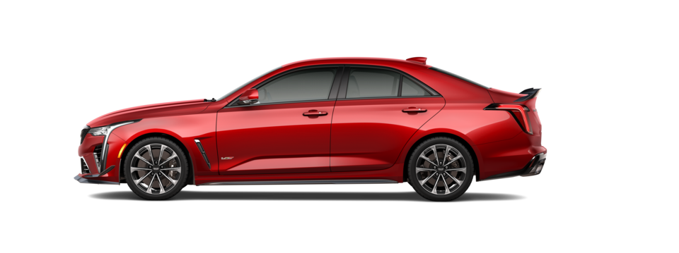 2022 Cadillac CT4-V Blackwing Specs Side View.