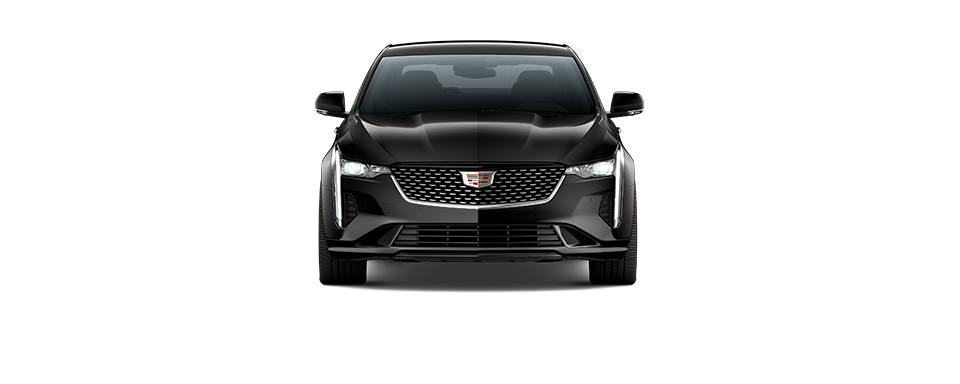 2022 Cadillac CT4 grille in Black Raven.