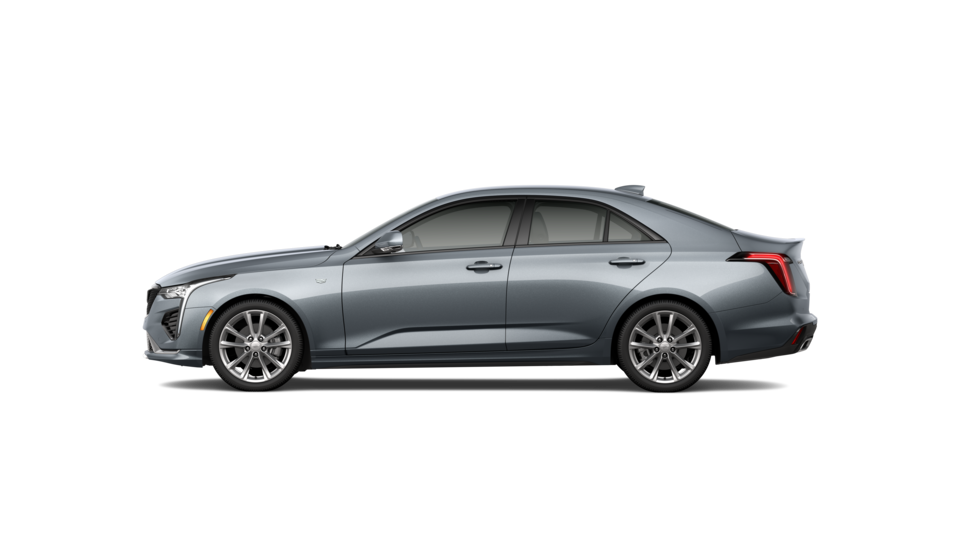 2022 Cadillac CT4 trim in Satin Steel Metallic.