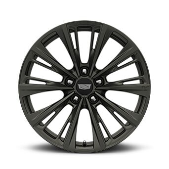 2022 Cadillac CT5-V 19" Aluminum Wheels With Satin Graphite Finish.