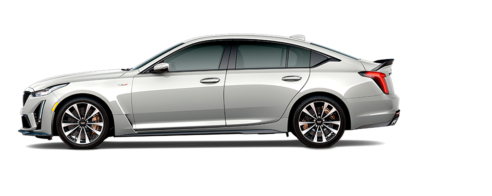 Vue latérale de la Cadillac CT5-V Blackwing 2022.