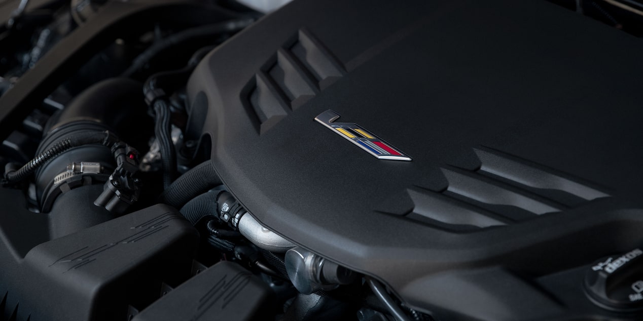 2023 Cadillac CT4-V Powertrain Engine.