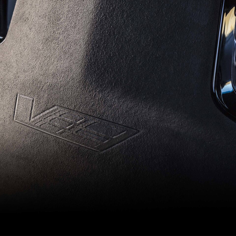 2023 Cadillac CT5 V-series logo.