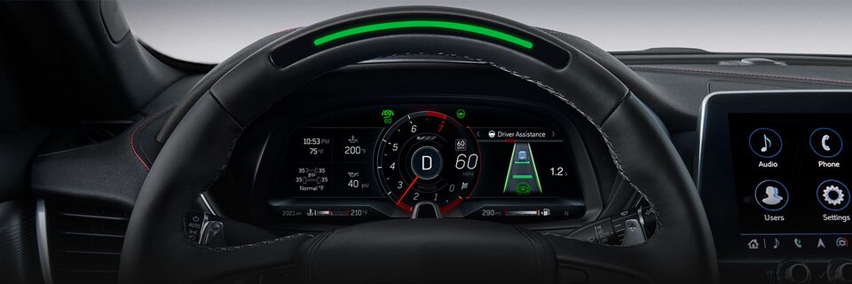 2024 Cadillac CT4-V with Super Cruise engaged.