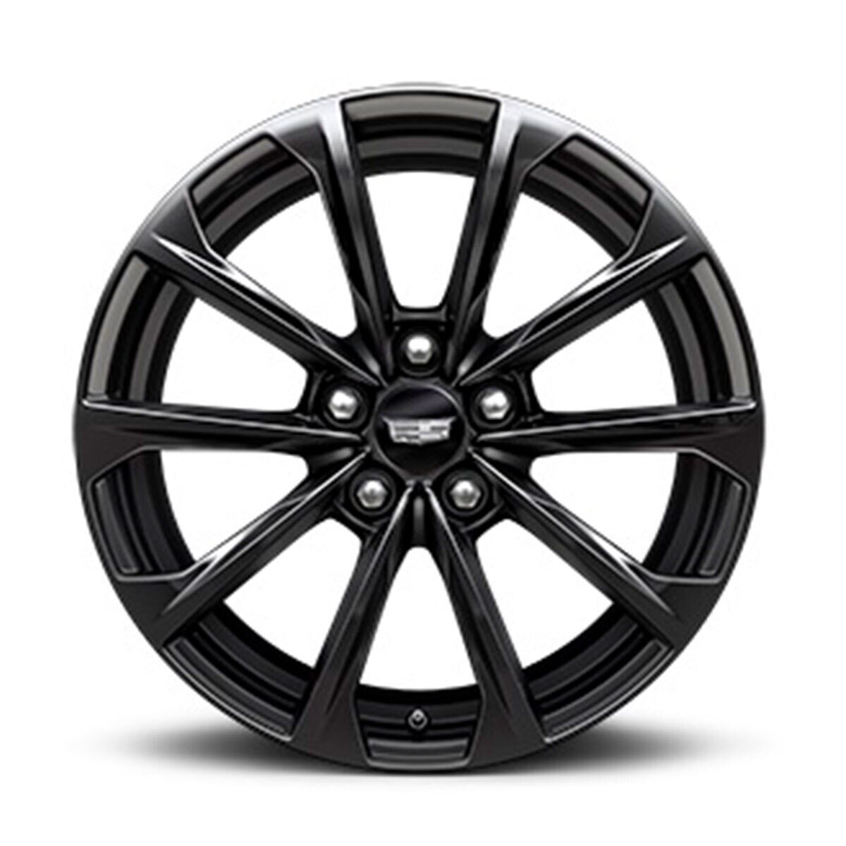 Roue en aluminium au fini graphite satiné de la Cadillac CT5-V 2024.