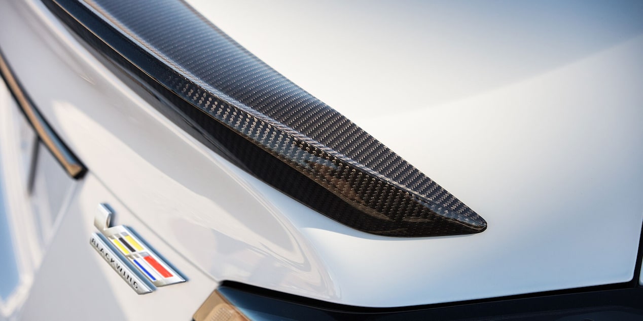 Coffre arrière de la Cadillac CT5-V 2024.