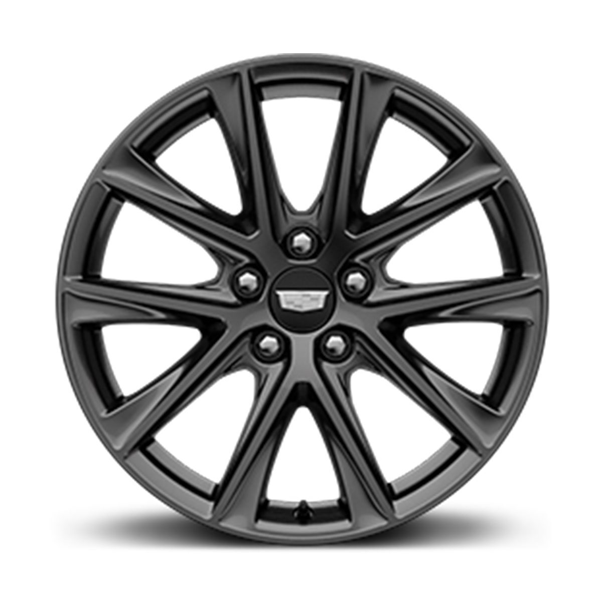 Roue en aluminium au fini graphite satiné de la Cadillac CT5-V 2024.