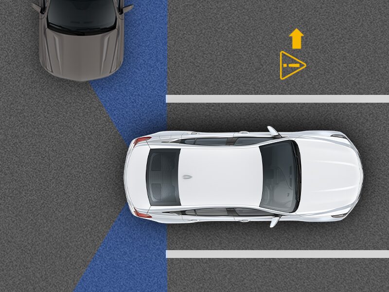 Alerte de circulation transversale arrière de la Cadillac CT5-V 2024.