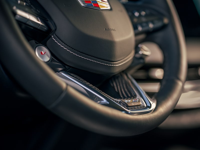 Volant de la Cadillac CT5-V 2026.