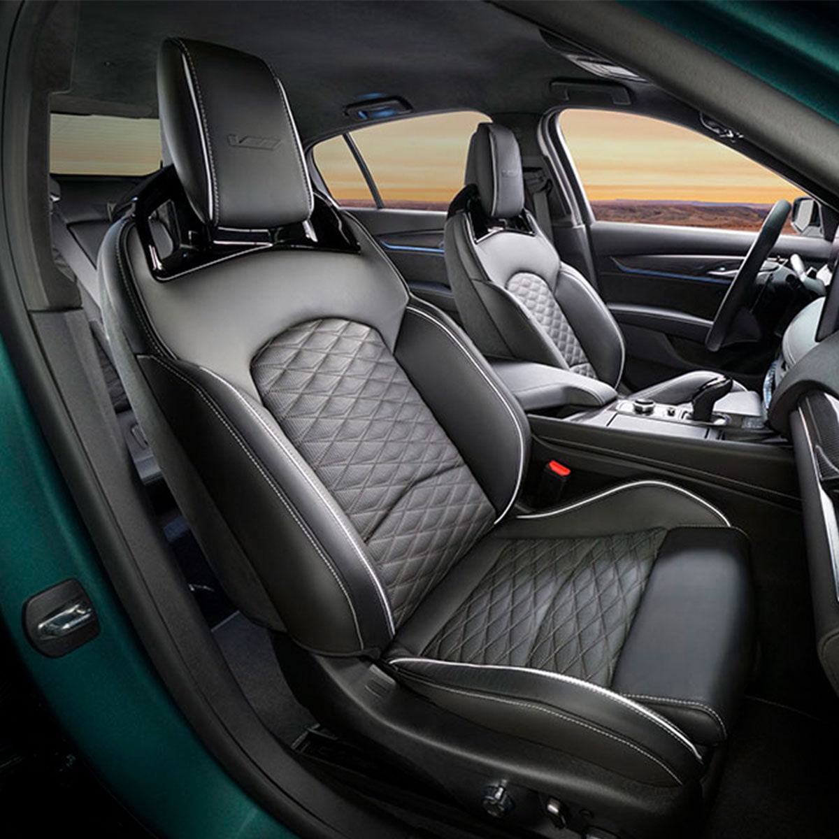 2026 Cadillac CT5-V interior heated seats.