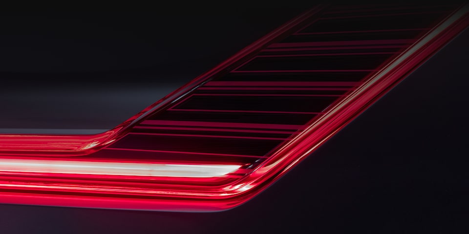 Custom commissioned rear brake lights of the Cadillac CELESTIQ.
