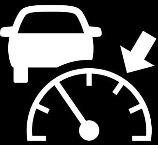 Adaptive Cruise Control Enabled icon.
