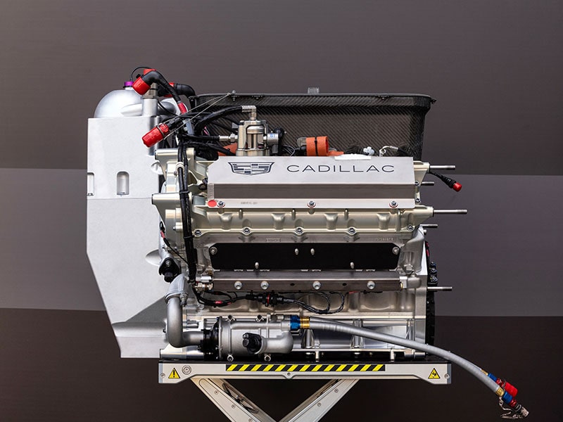 5.5 DOHC V8 Hybrid Engine of the Cadillac V-Series.R race car.