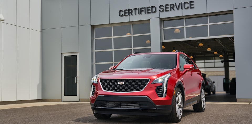 Vehicle at Certified Service.