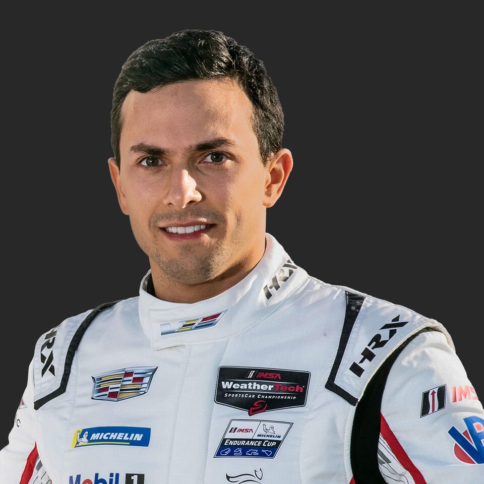 Cadillac Race Car Driver Pipo Derani.