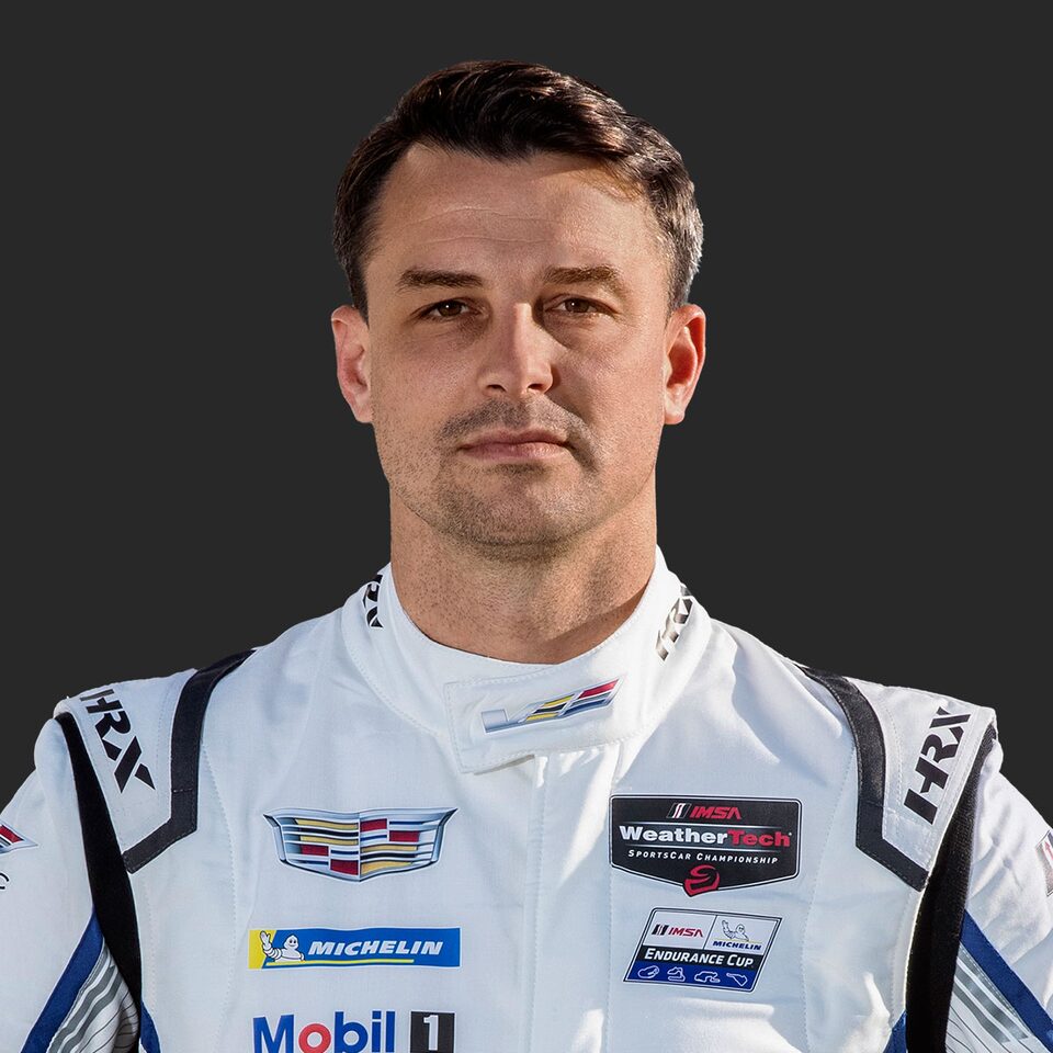 Cadillac Race Car Driver Earl Bamber.