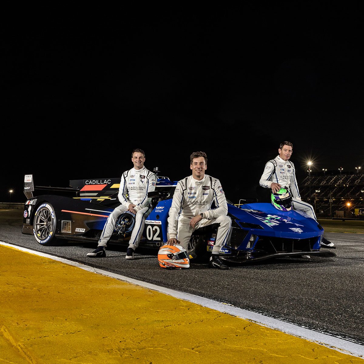 Cadillac Racing V-Series featuring Team Blue.
