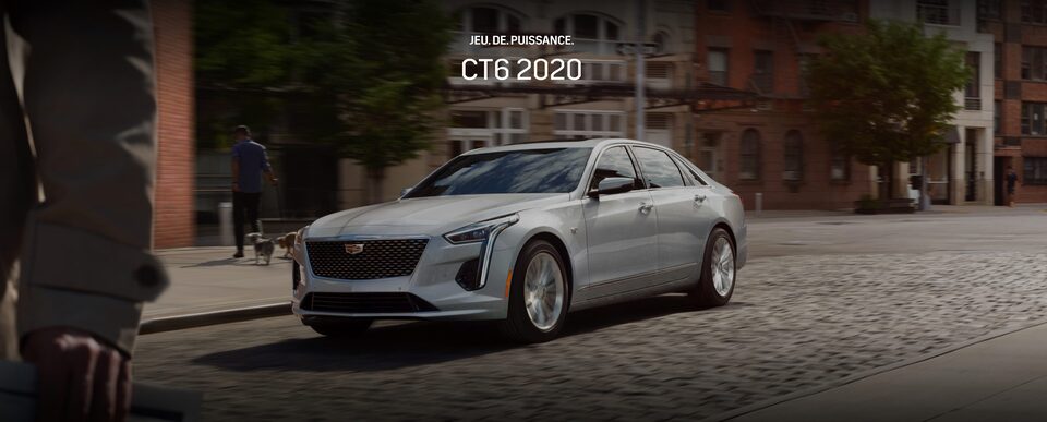 Jeu de puissance de la grande berline de luxe Cadillac CT6 2020.