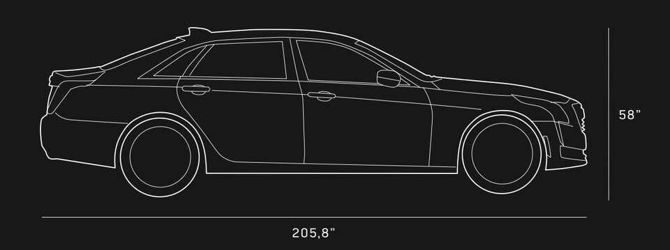 Berline Cadillac CT6 2020 : Esquisse des caractéristiques.