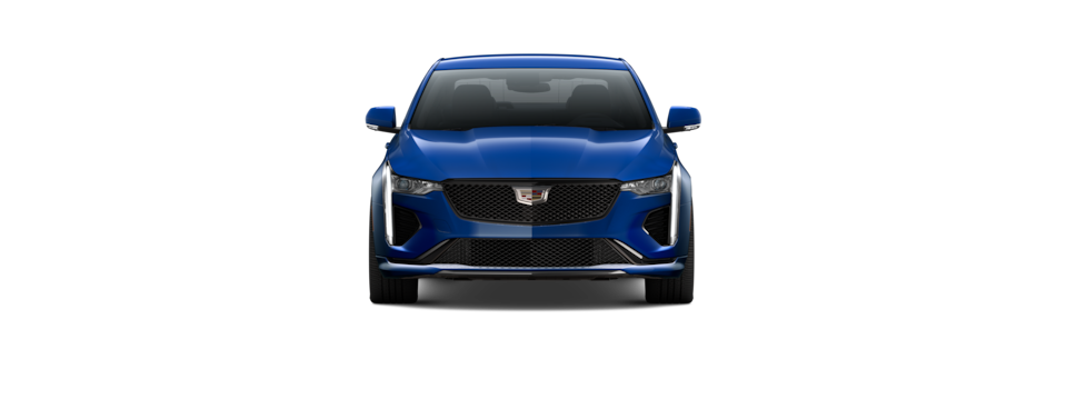Vue avant de la Cadillac CT4-V 2022.