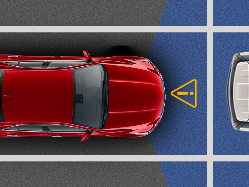 Aide au stationnement avant de la Cadillac CT4-V 2024.