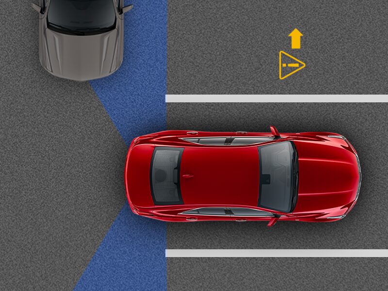 Alerte de circulation transversale arrière de la Cadillac CT4-V 2024.
