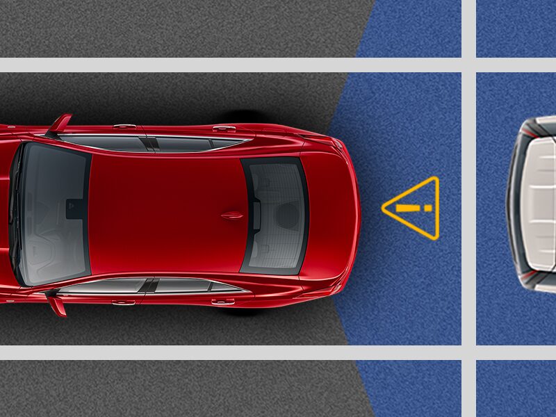 Aide au stationnement arrière de la Cadillac CT4-V 2024.