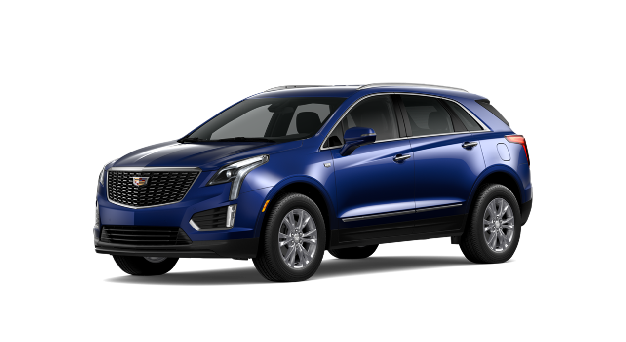 A Side Profile of the Blue 2026 Cadillac XT5