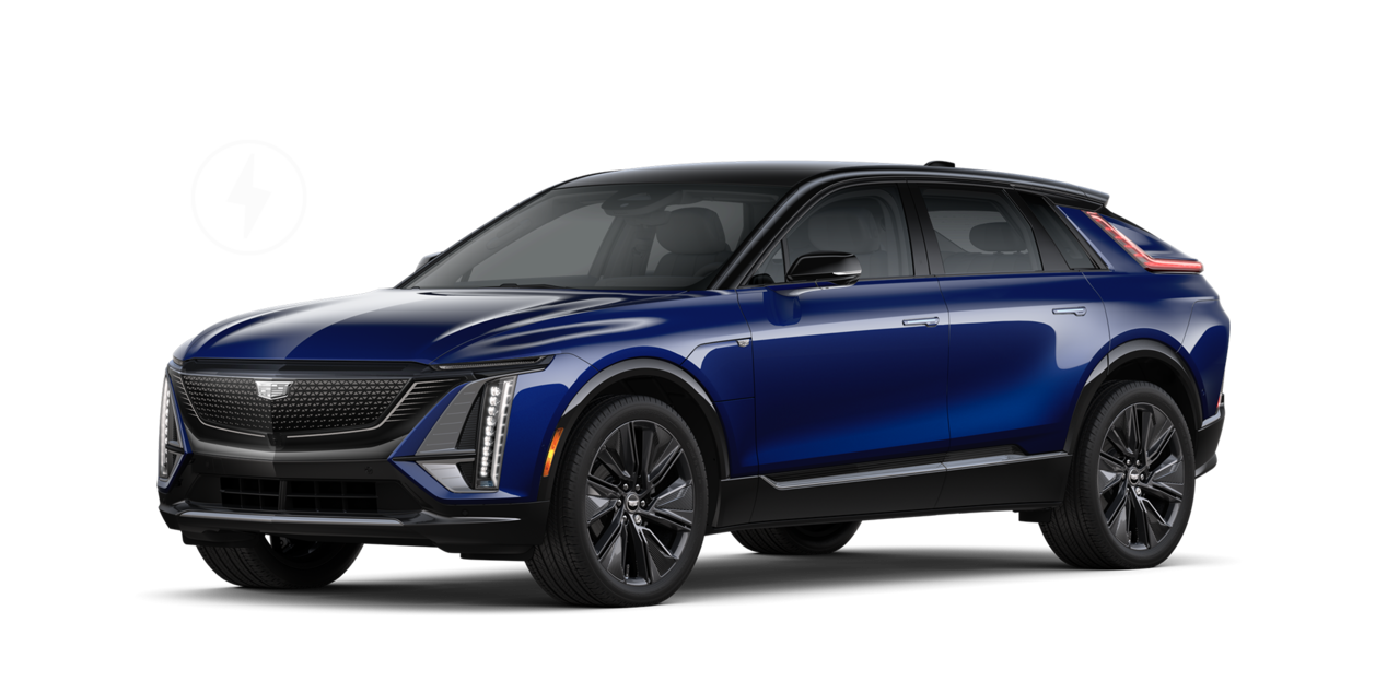 Three-quarter View of the Cadillac LYRIQ