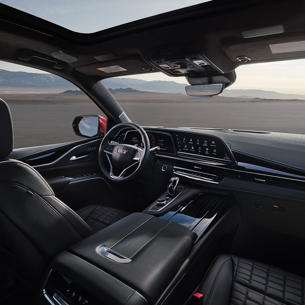 2024 Escalade-V interior featuring driver side.