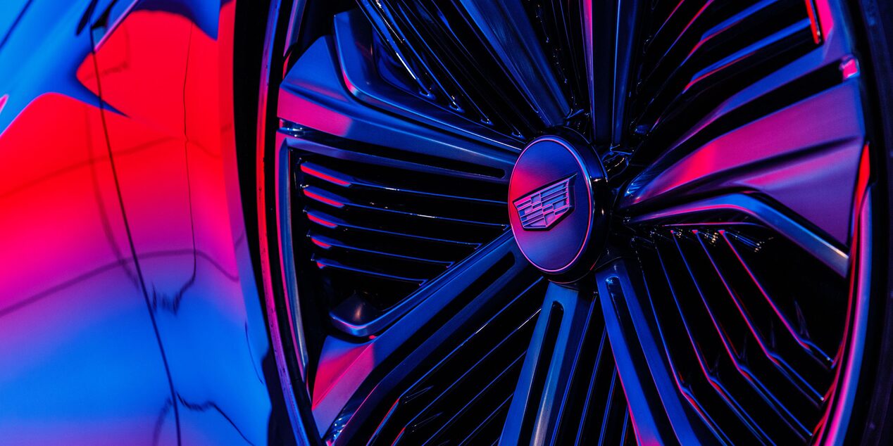 Close-Up Of Wheel Rims On The Cadillac CELESTIQ