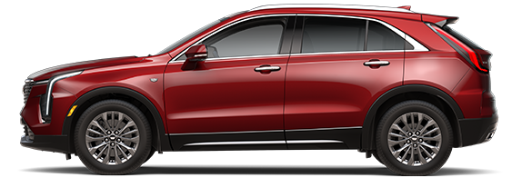 Side Profile of a Red 2025 XT4