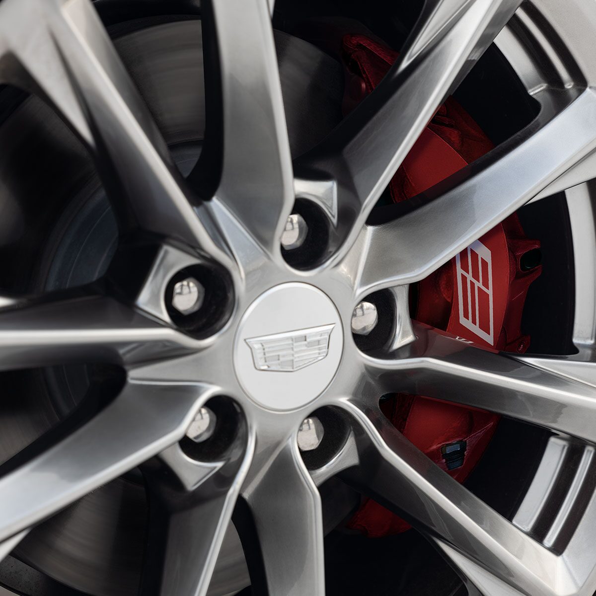 Close-up View of the 2026 CT4 Brembo Brakes within the Wheel