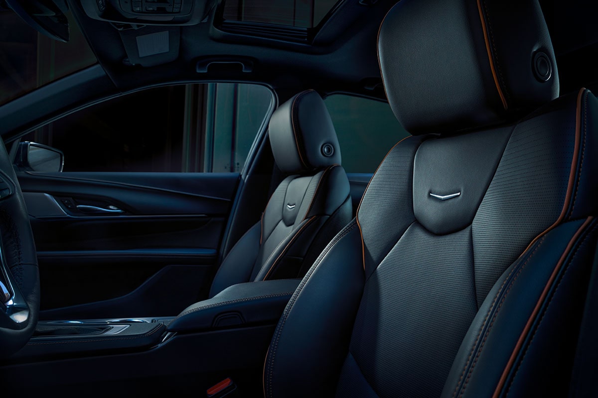 Driver's Front Row View of the Luxury Seating in a 2025 CT4