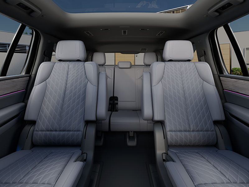 The Spacious Second Row Seating and Interior in the 2026 ESCALADE IQ