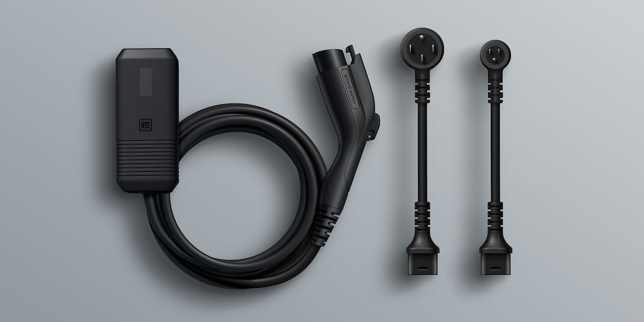 The Cadillac LYRIQ Dual Level Charging Cords