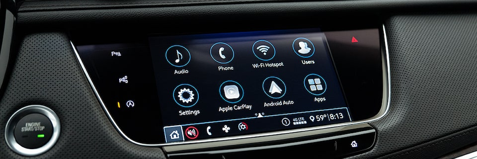 The Premium Technology Packed Infotainment System of the Cadillac XT5