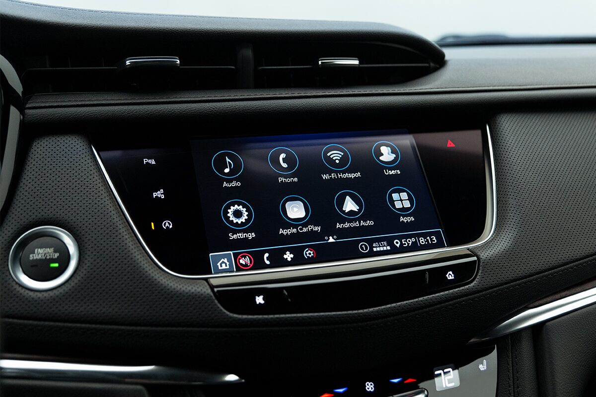 The Premium Technology Packed Infotainment System of the Cadillac XT5