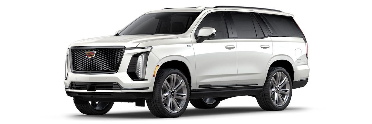 2025 Escalade Sport in Crystal White Tricoat.