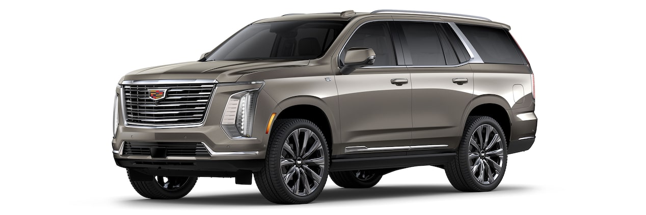 2025 Escalade Premium Luxury Platinum in Latte Metallic.