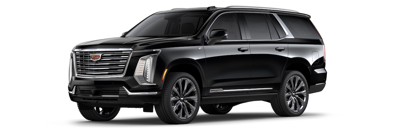 2025 Escalade Premium Luxury Platinum in Black Raven.