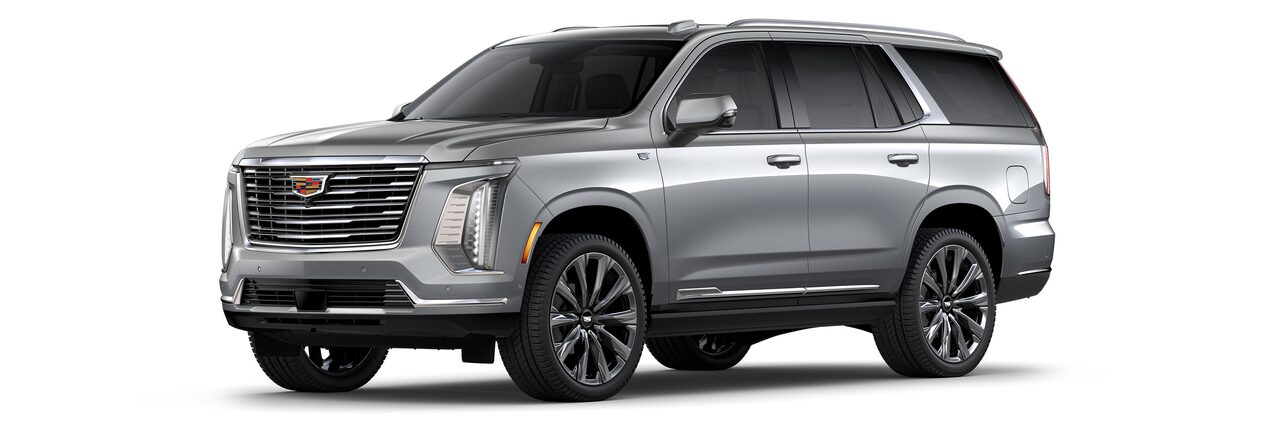2025 Escalade Premium Luxury Platinum in Argent Silver Metallic.