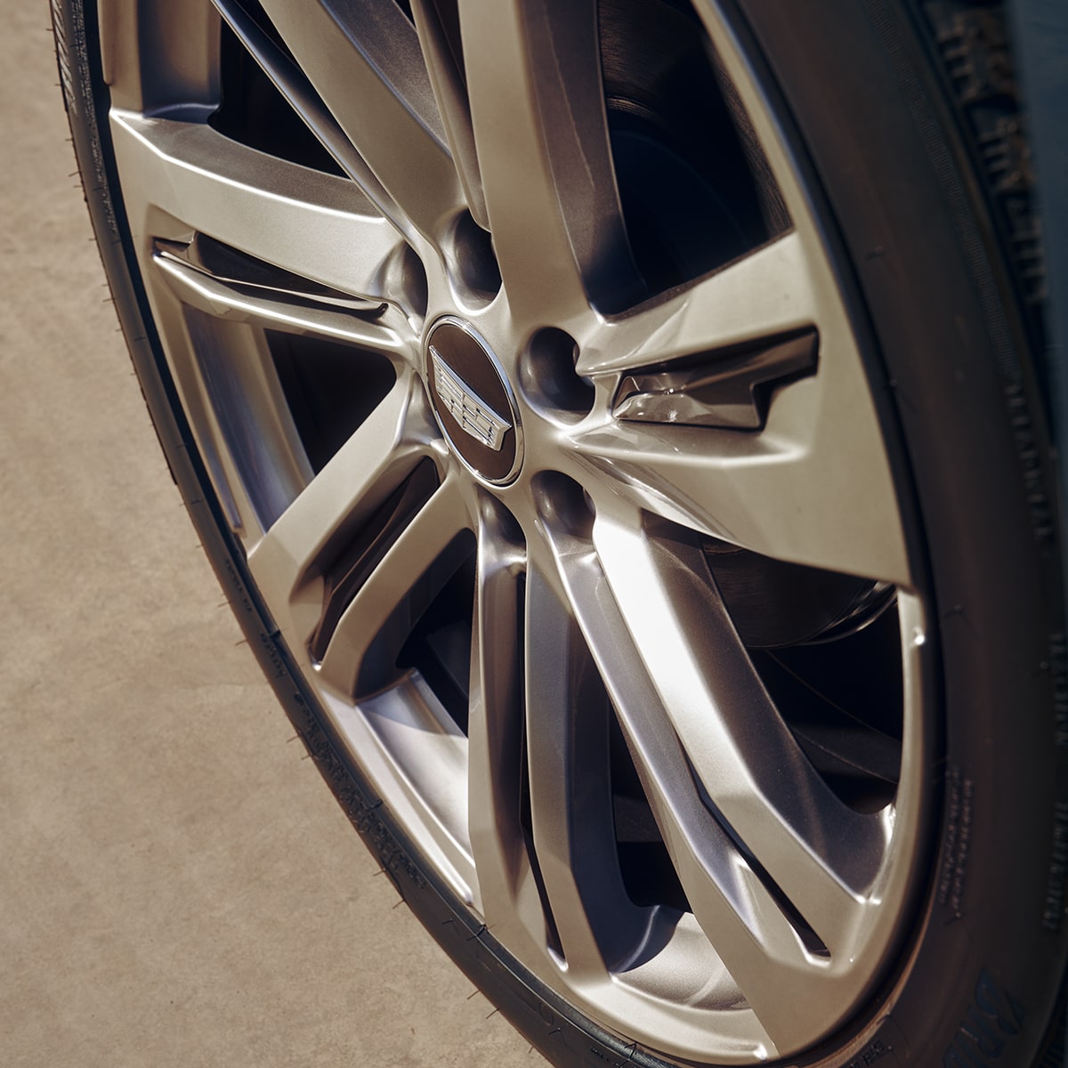Close-Up of a 2025 Cadillac Escalade Wheel
