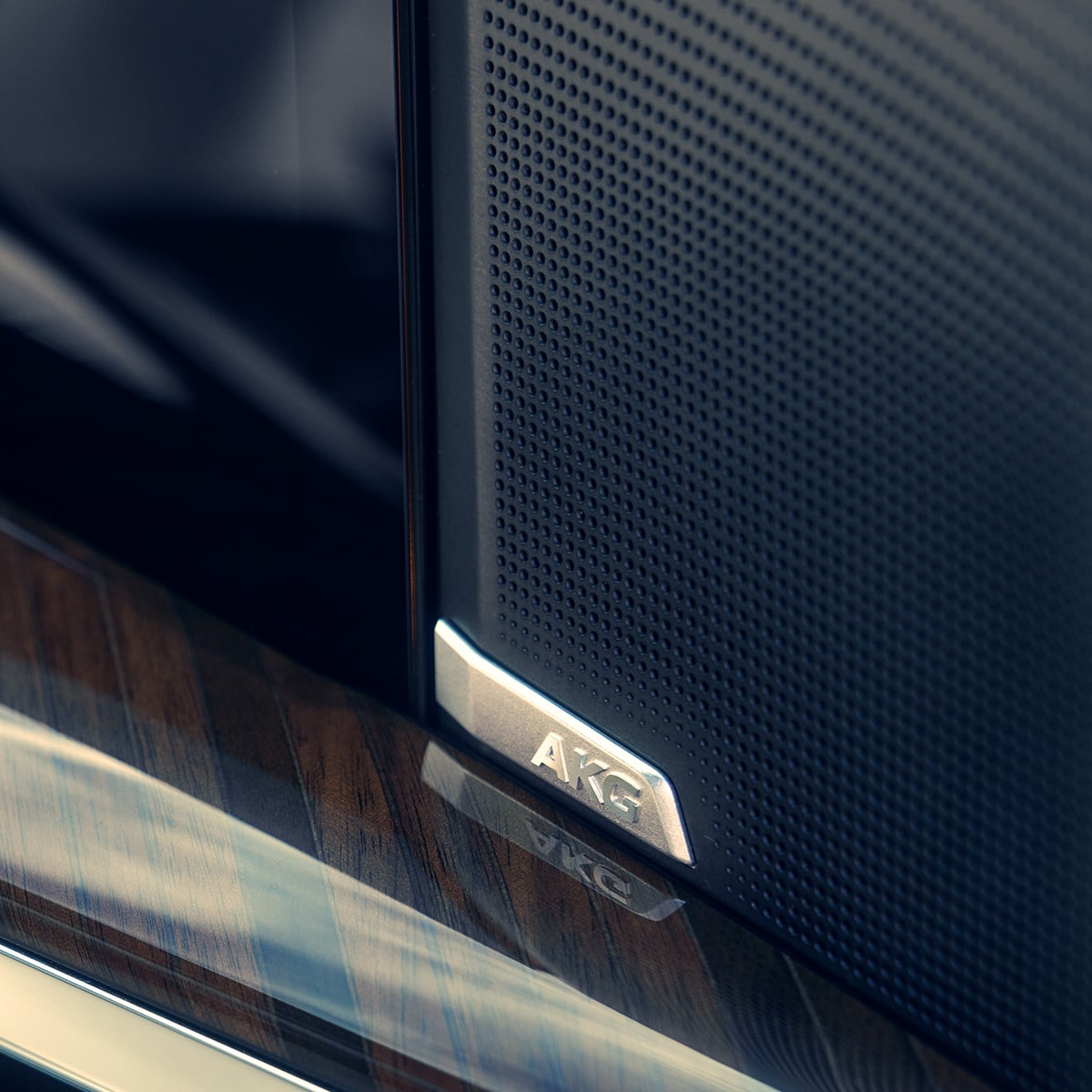 Close-Up of the 2025 Cadillac Escalade AKG Speakers