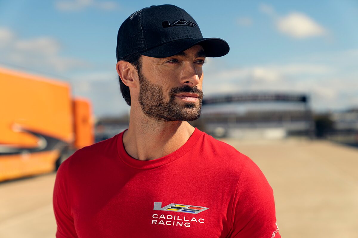 Close-up of a Cadillac Racing Team Member Looking into the Distance